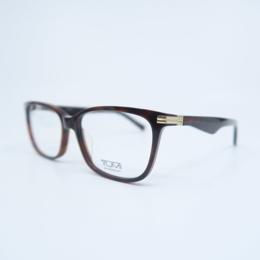 Tumi VTU015 0722 55mm Havana Rectangle New Women's Eyeglasses Frames.
